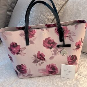 Kate Spade Rose Hawthorne Lane Large Tote Bag 🌹
